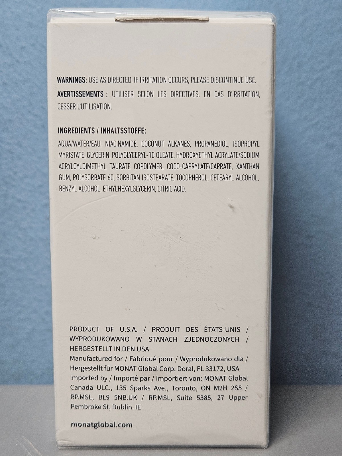 Monat Barrier Booster Niacinamide Glow Serum 1 fl. oz – New & Sealed