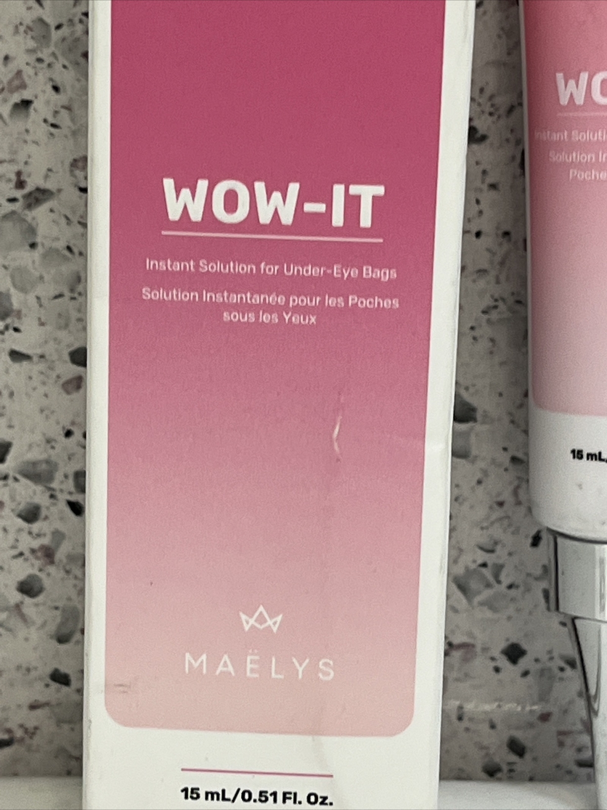 Maelys WOW-IT Instant Under-Eye Cream 0.51oz NEW Free Shipping !!