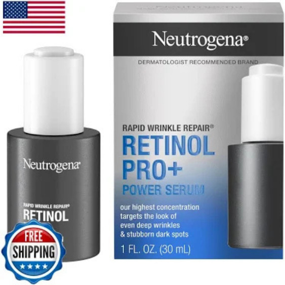 3x – Neutrogena Rapid Wrinkle Repair Retinol 0.5% Serum – 1oz