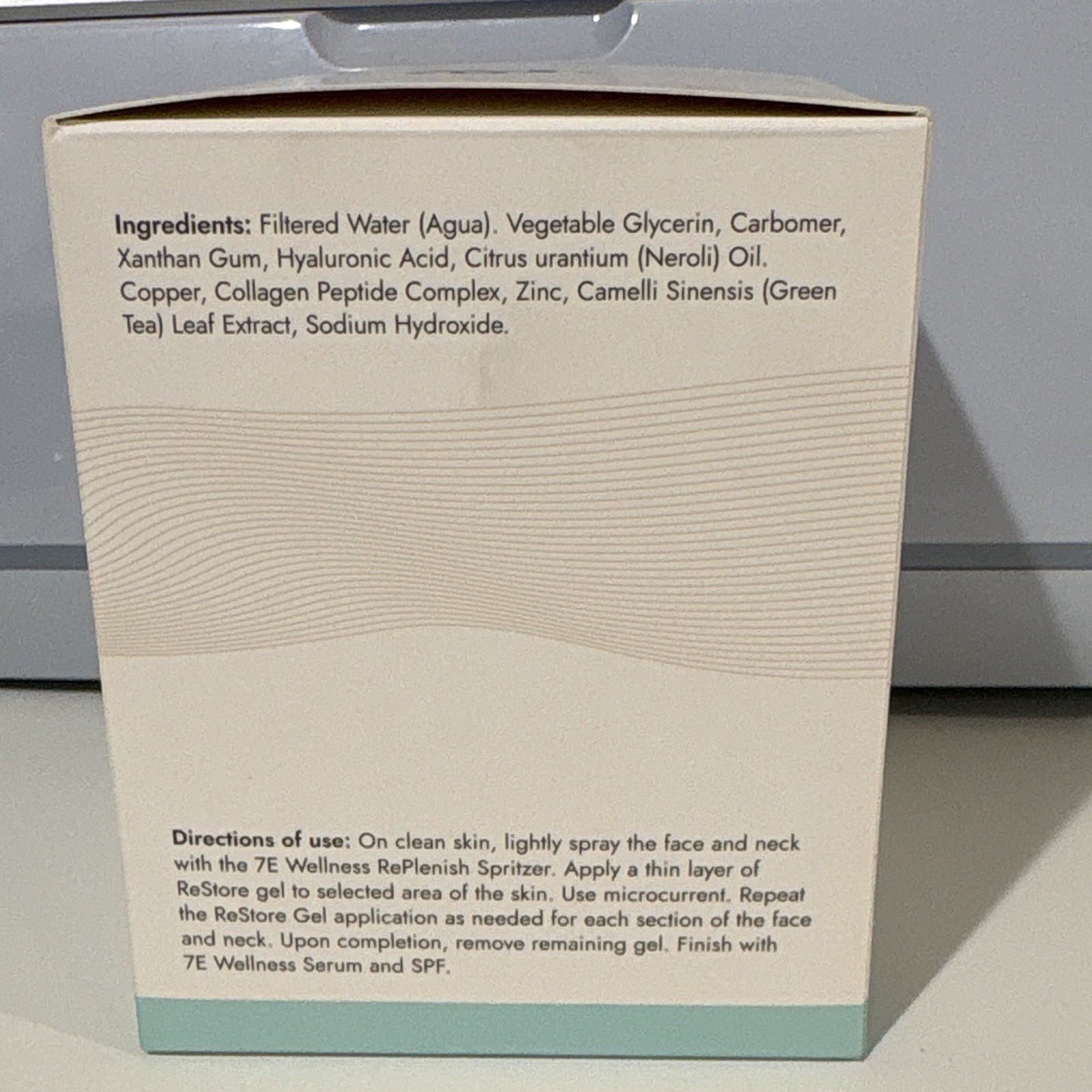 7E Wellness ReStore Microcurrent Gel Anti-Aging 16 oz
