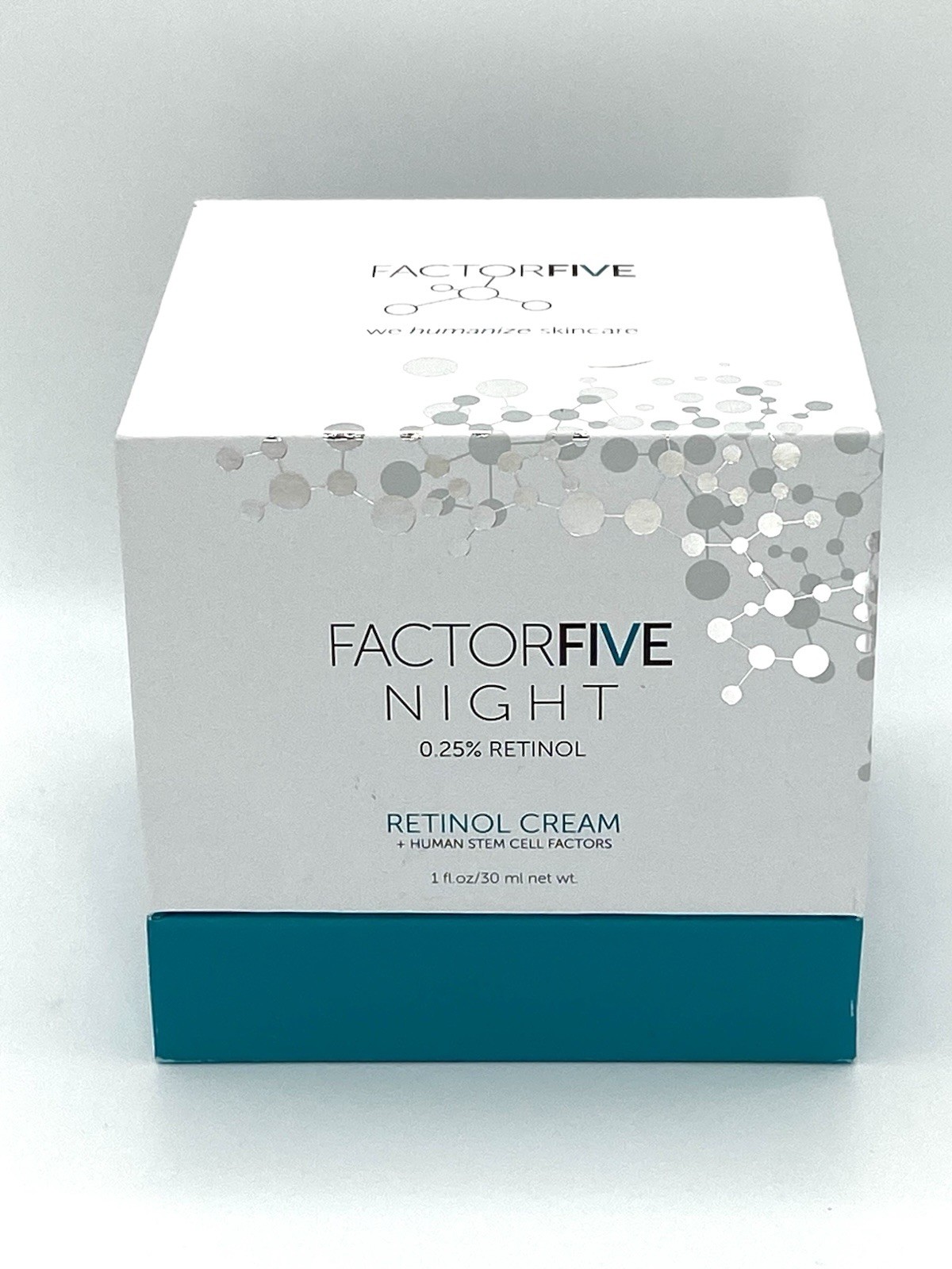 Factor Five Night Retinol Cream 0.25% 1 oz 30mL Full Size