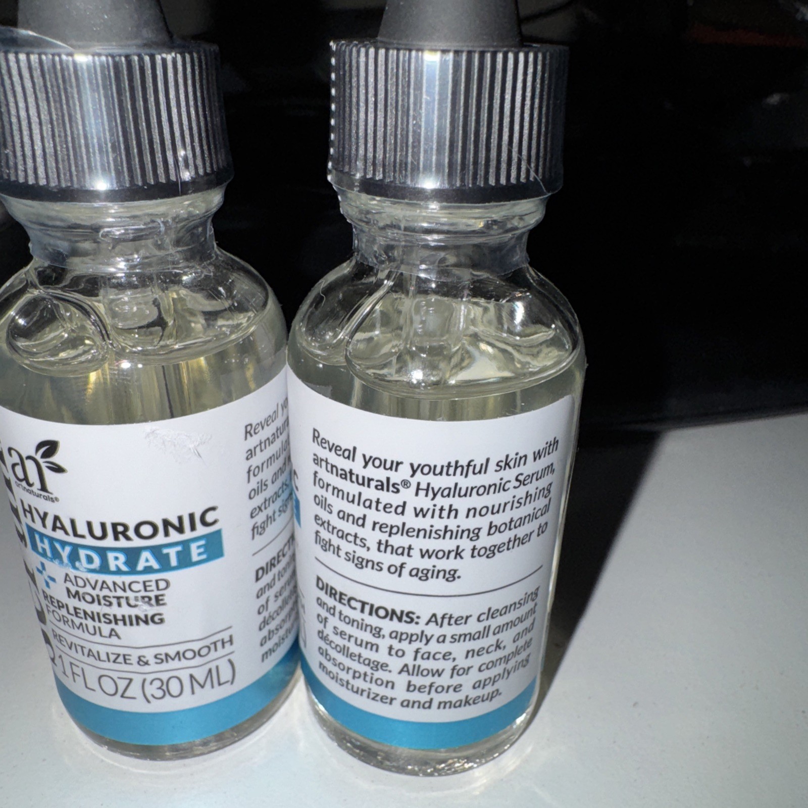 LOT OF 2 !! artnaturals Hyaluronic Acid Serum – 1 fl oz
