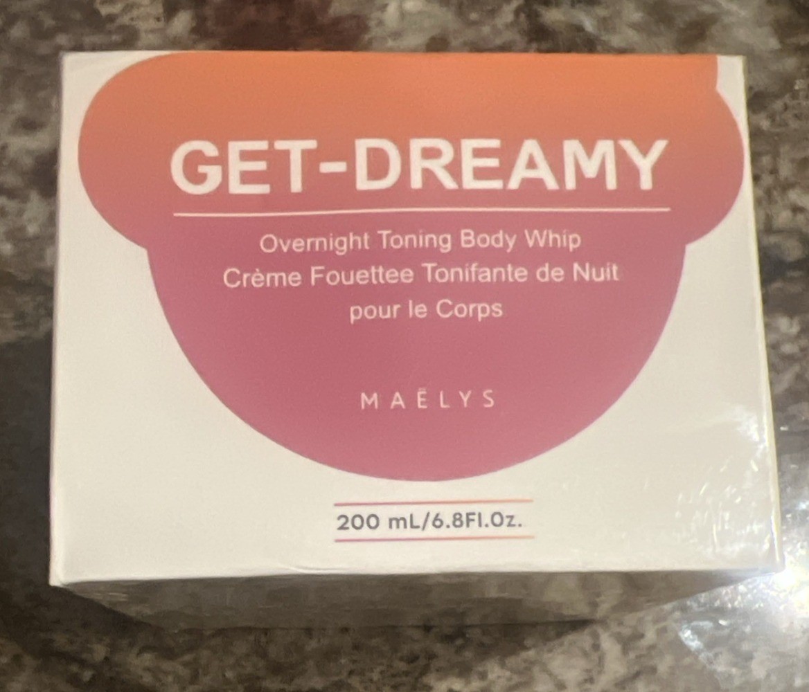MAELYS GET-DREAMY Overnight Body & Whip 6.8oz/200ml Brand New Comes with Box-