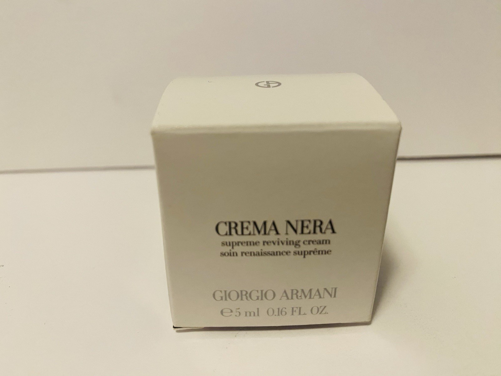 Giorgio Armani Crema Nera Supreme Reviving Cream 5 mL / 0.16 fl oz- NEW