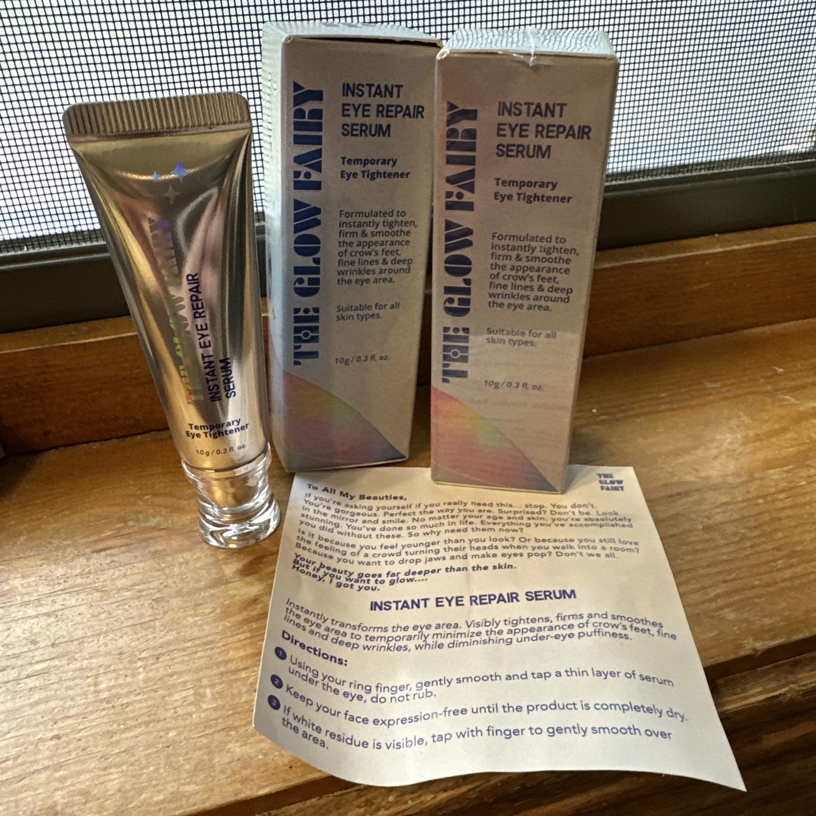 2 x THE GLOW FAIRY Retinol Glow Wand Anti Age Wrinkle Treatment New in Box (2)