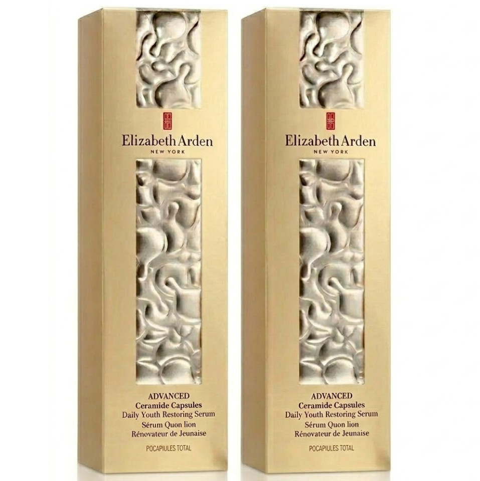Elizabeth Arden Advanced Ceramide Daily Youth Restoring Serum 90 Capsule 2 Pack