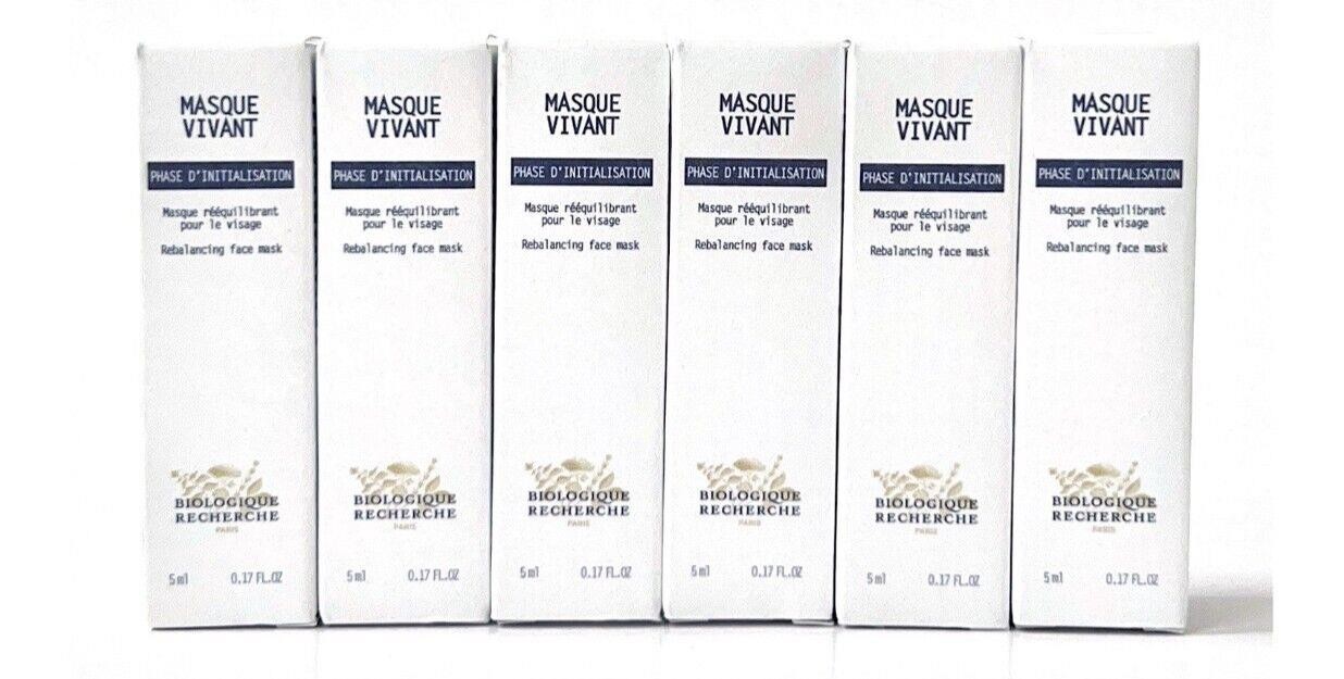 Biologique Recherche MASQUE VIVANT Travel Sz (5ml x 5 = 25mL TOTAL!) NEW / AUTH