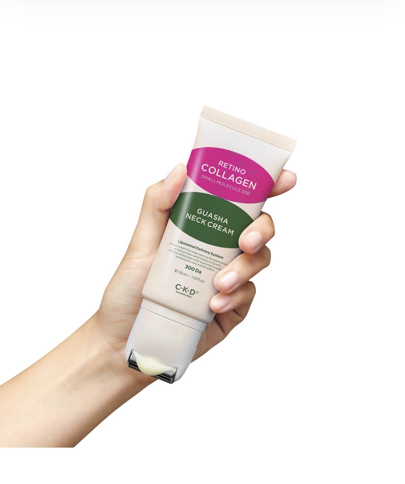 Brand New CKD Retino Collagen Guasha Neck Cream Value Set 1.69oz Roller + 1.69oz