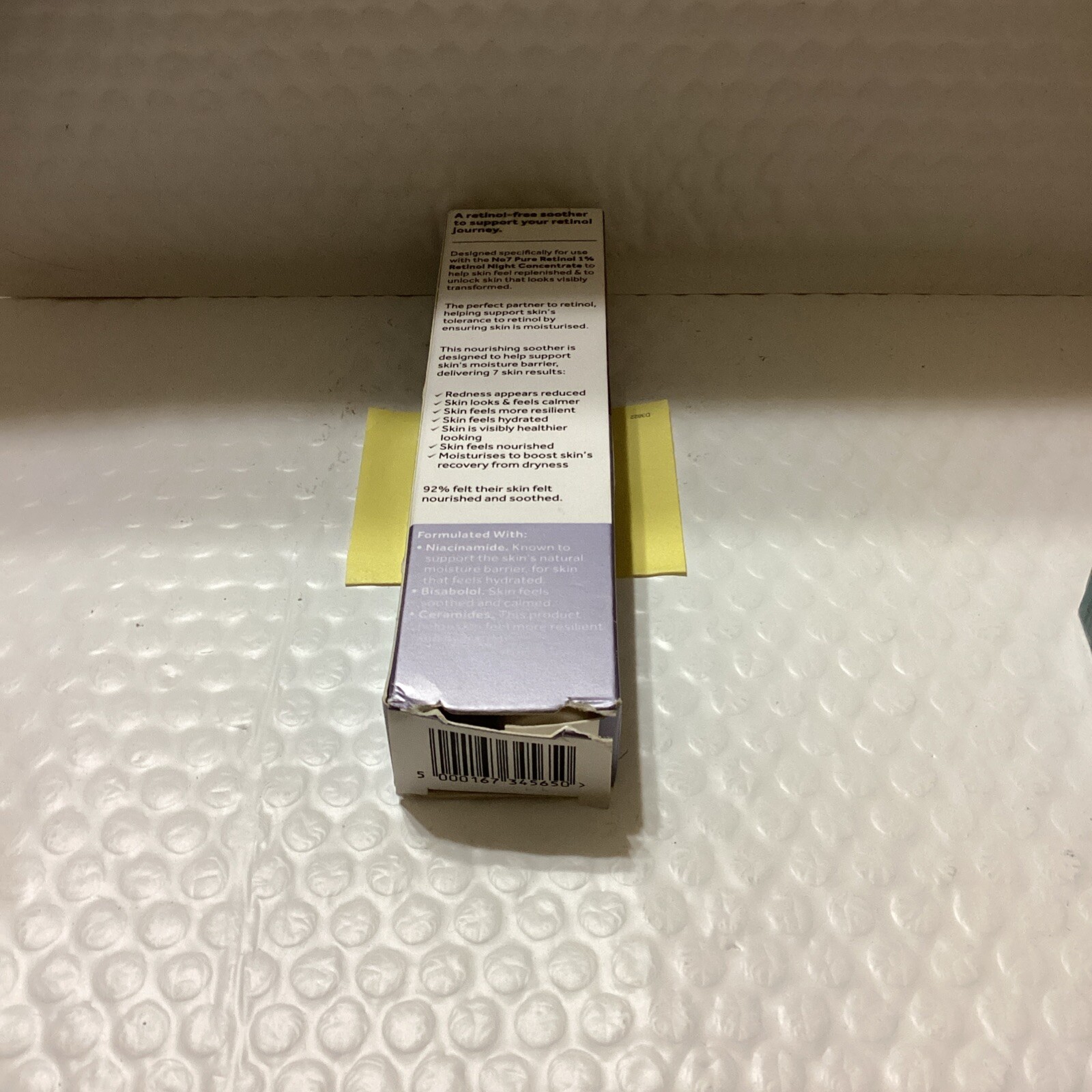 No7 Pure Retinol Post Retinol Soother Frag- Free 1.69fl Damage Box