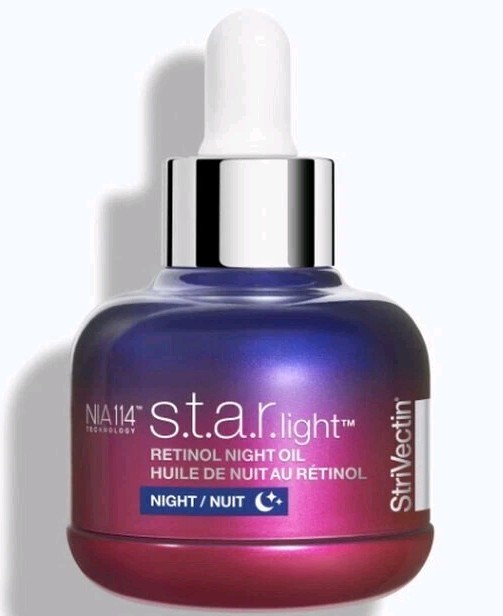 👀》🔥 StriVectin Advanced Retinol Night Oil STAR Light 1 oz NEW in Box