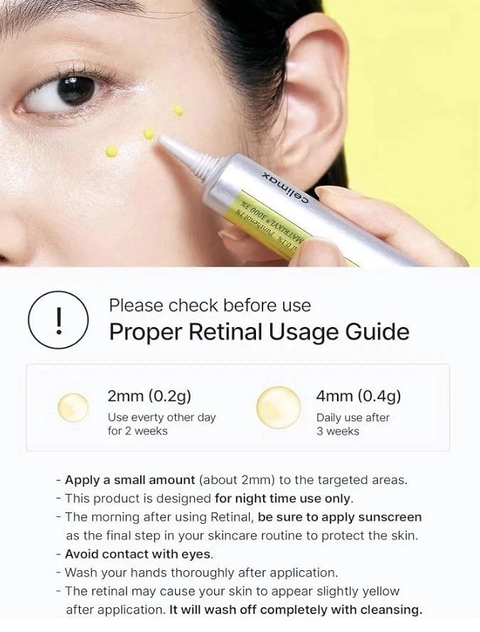 2Pcs-CELIMAX Vita-A Retinal Shot Tightening Booster 15ml US Free Shipping