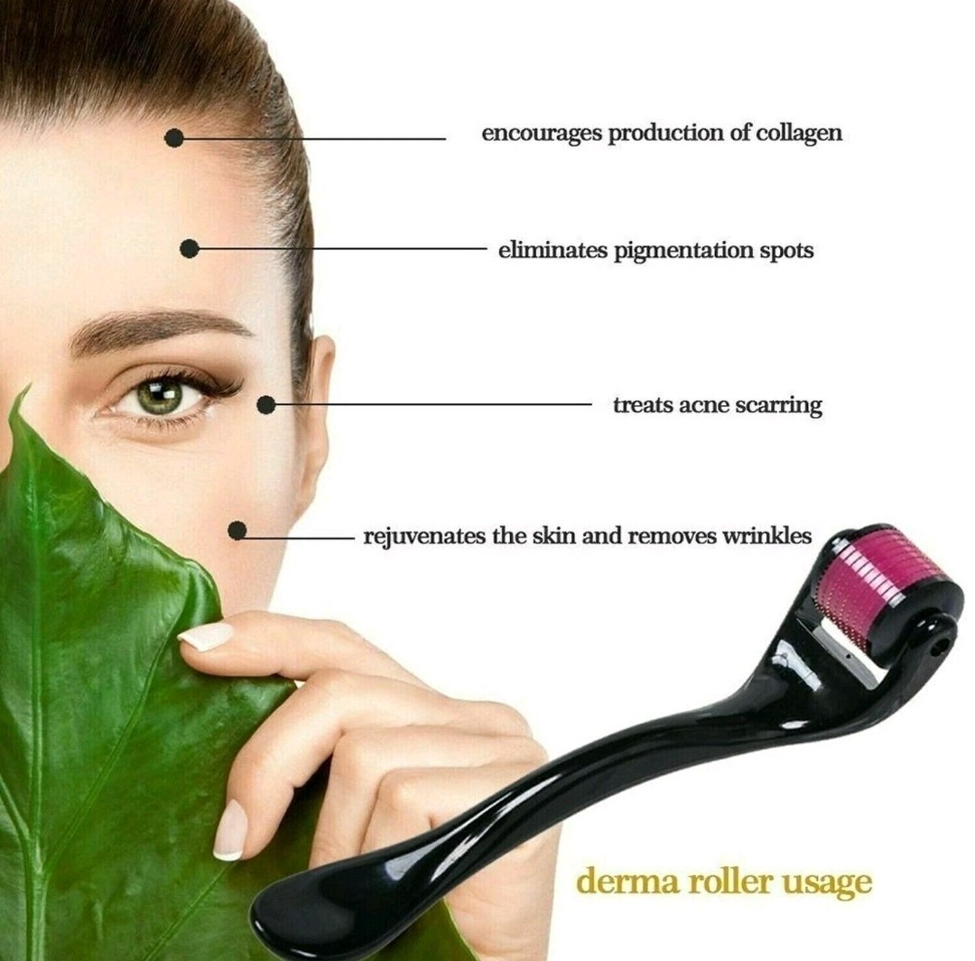 Derma Skin Roller 2.5mm Acne, Deep Scars, Cellulite, Wrinkles, Beard (540Pin)