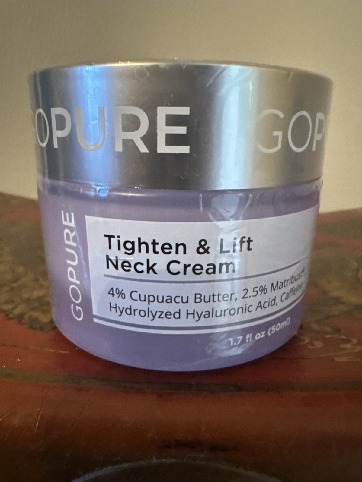 goPure Tighten & Lift Neck Cream 1.7 fl oz EXP 12/28