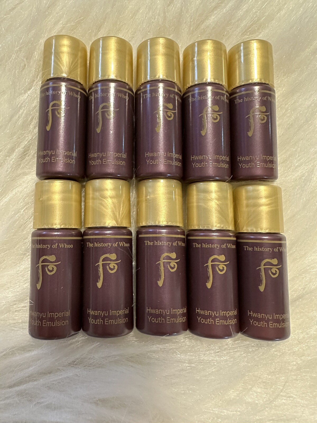 The history of Whoo Hwanyu Imperial Youth Balancer 5ml 5pcs + Emulsion 5ml 5pcs