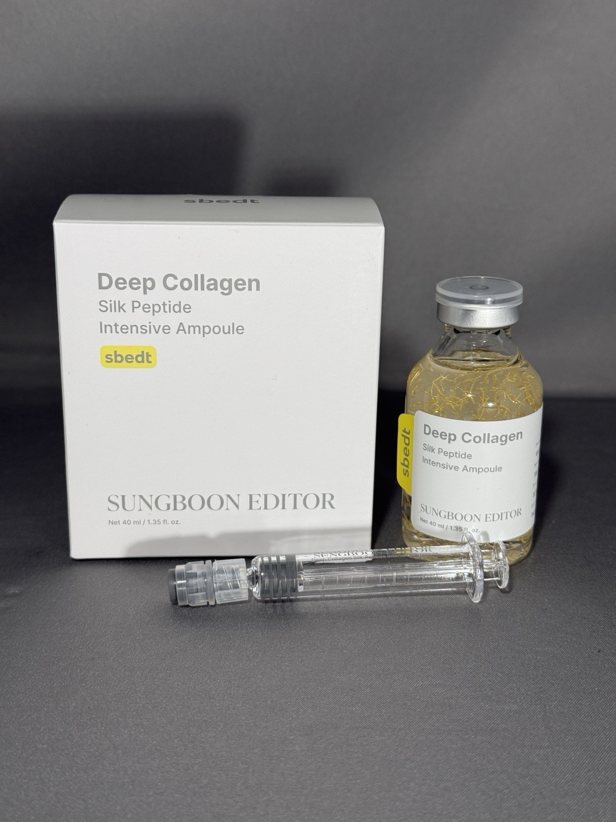 SUNGBOON EDITOR Deep Collagen Silk Peptide Intensive Ampoule (40ml)
