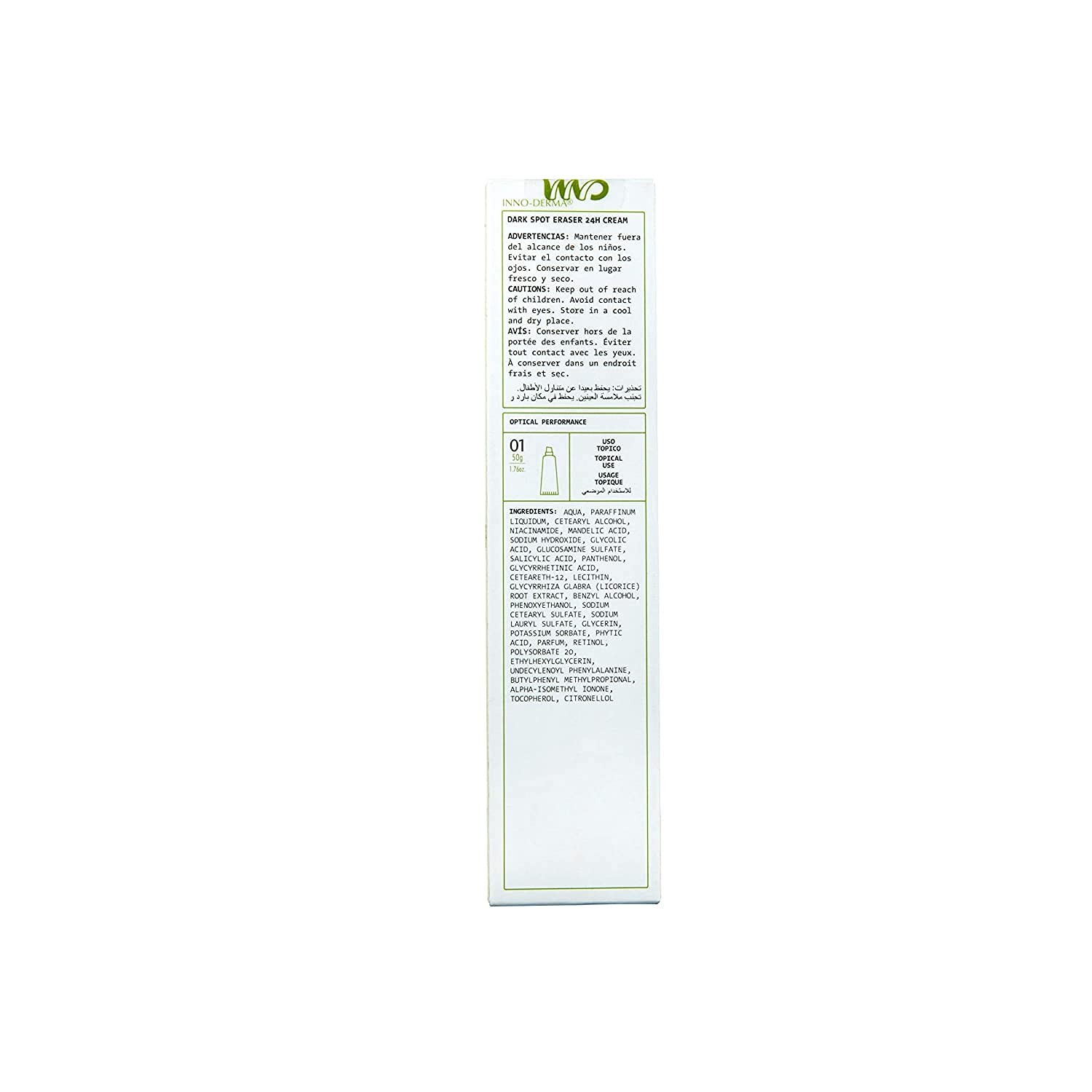 Inno Innoaesthetics Innoaesthetics Dark Spot Eraser 24H Cream Dse Plus Daily