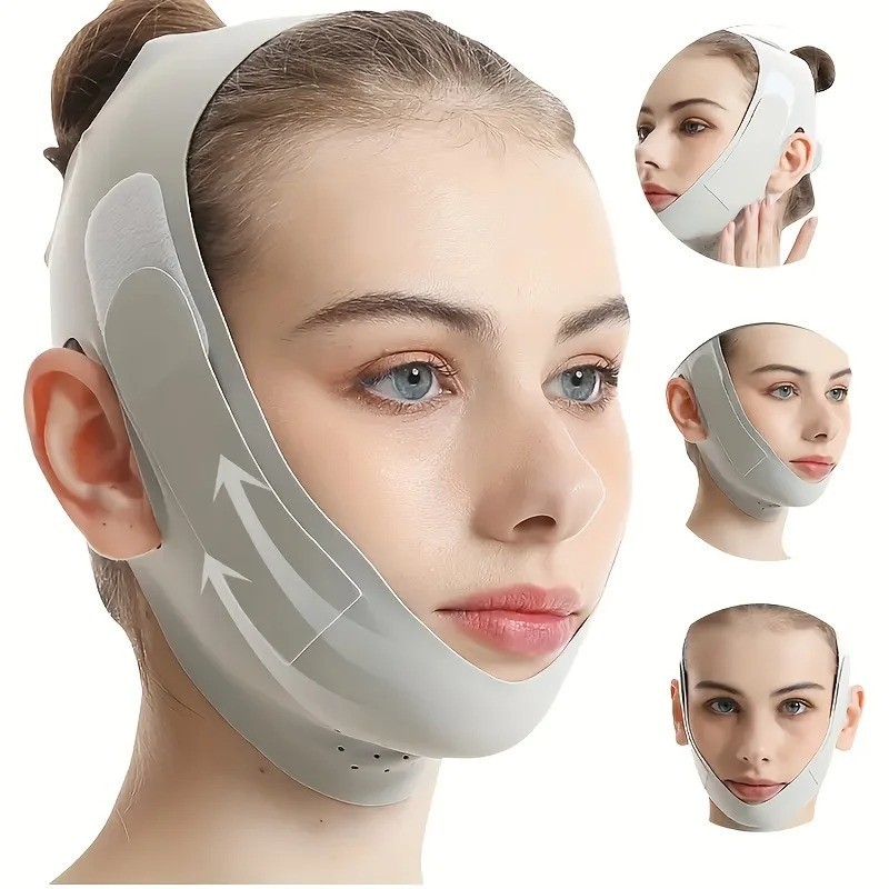 Overnight Face Lift Band Graphene Fiber Double Chin Reducer Jawline Shaper Reusa