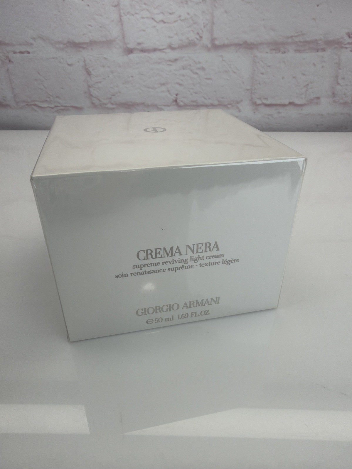 Giorgio Armani Crema Nera Supreme Reviving light Cream 1.69 oz/50 ml NIB