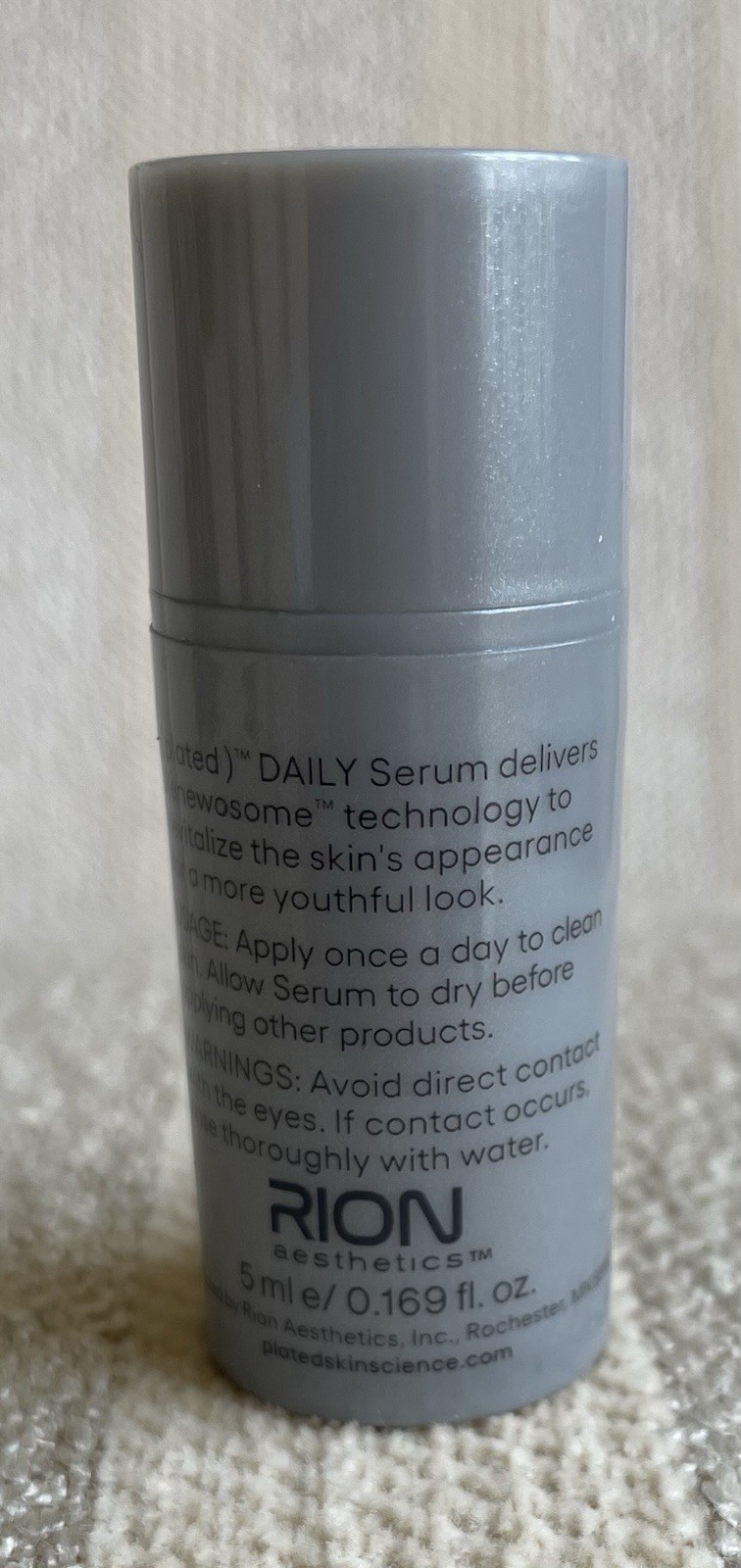 Plated Skin Science Daily Serum 5ml Trial Size Fresh Authentic Fast Shipping
