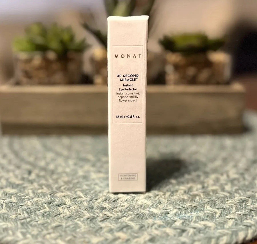 NIB Sealed Monat 30 Second Miracle Instant Eye Perfector 15ml 0.5oz Free Ship!