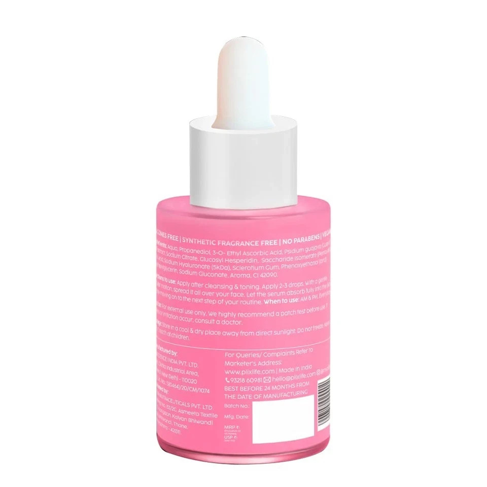 HE PLANT FIX 10% Vitamin C Face Serum 20ml for Women & Men Pack of 2 All Skin