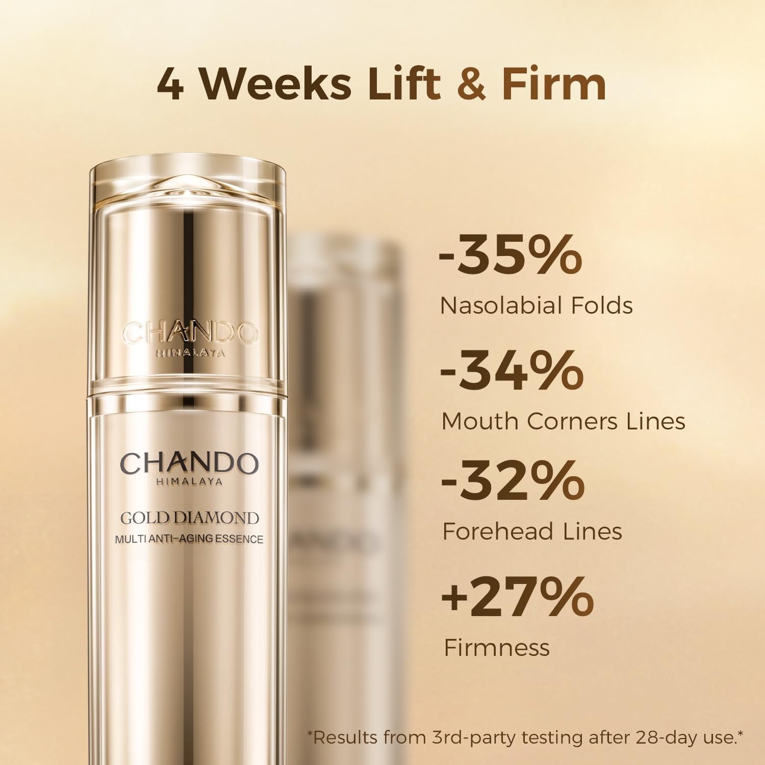 Chando Himalaya Gold Diamond Peptide-Enriched Multi Anti-Aging Serum
