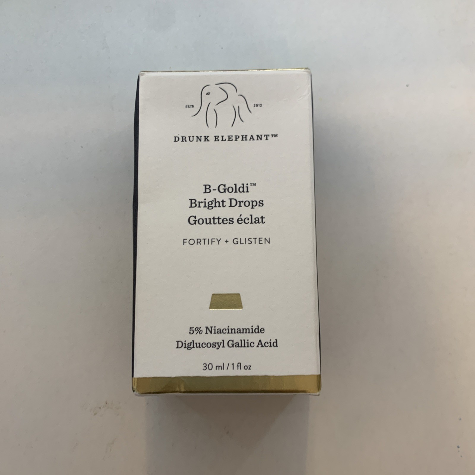 {M19} Drunk Elephant B-Goldi Bright Drops 5% Niacinamide 30ml/1 fl oz Full Size