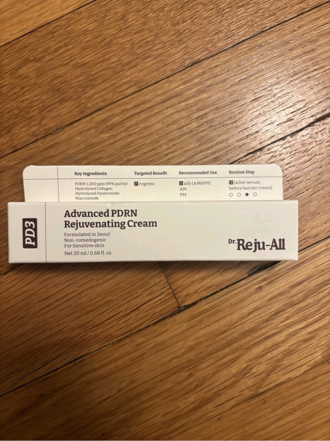 Dr.Reju-All Advanced PDRN Rejuvenating Cream Net 20ml / 0.68 fl. oz. – Brand New