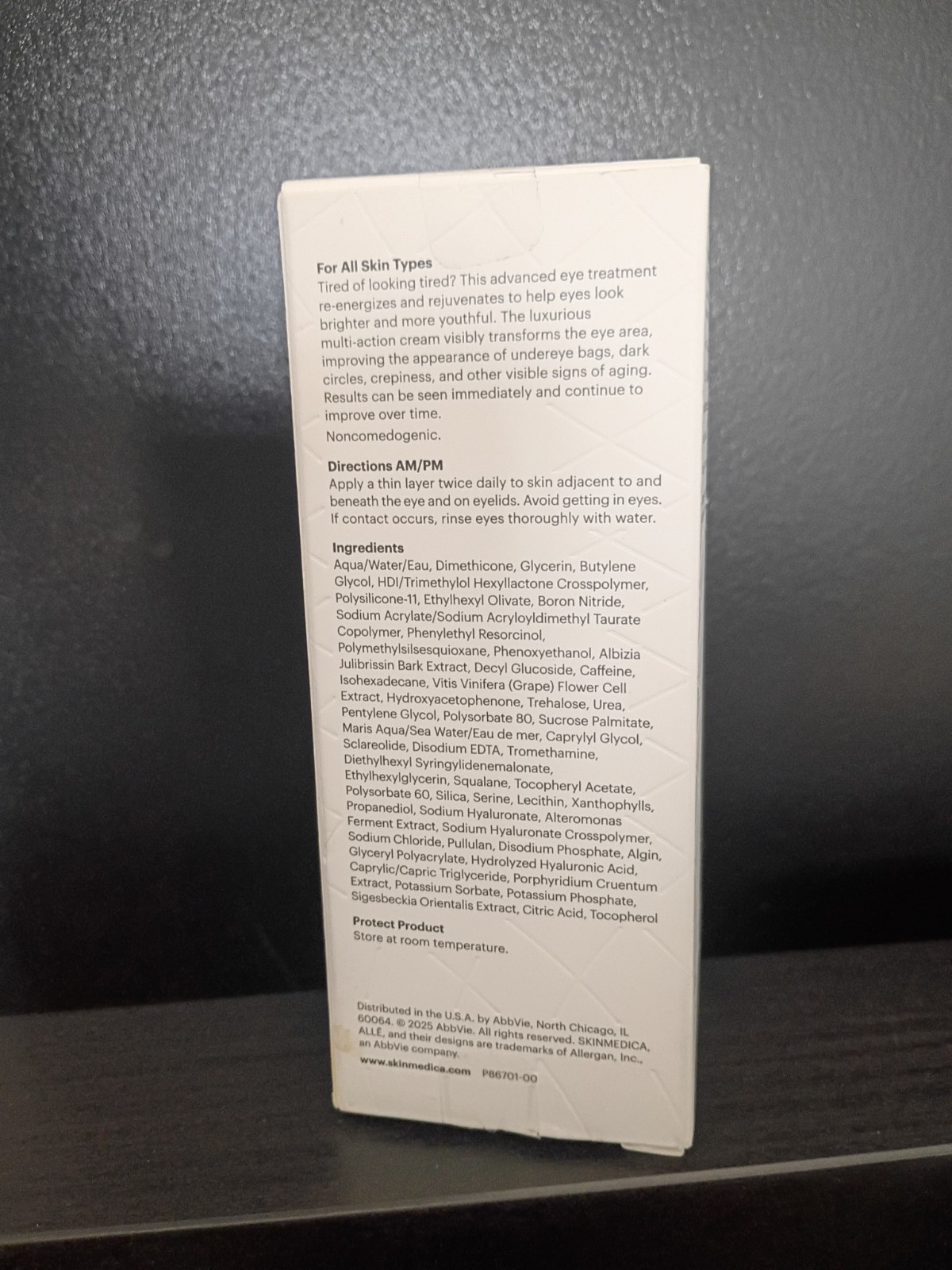 SkinMedica Instant Bright Eye Cream 0.5 oz NWT Sealed Box