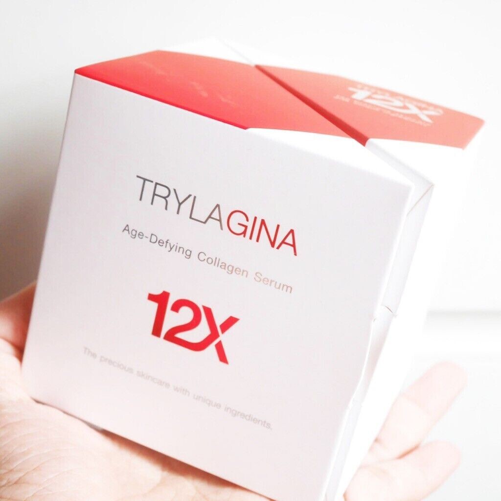4Boxes 30g Trylagina Age-Defying Collagen Serum 12X Moisturizing Anti-Wrinkle