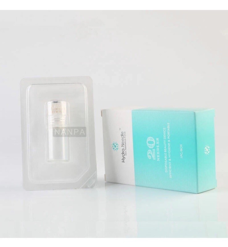 2025 20 Pins Portable Derma Roller With bottle Skin Therapy Anti Acne Scars USA