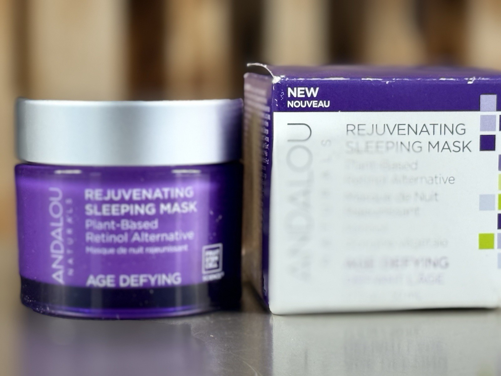 Andalou Naturals Rejuvenating Sleeping Mask Plant Retinol Alt Age Defying