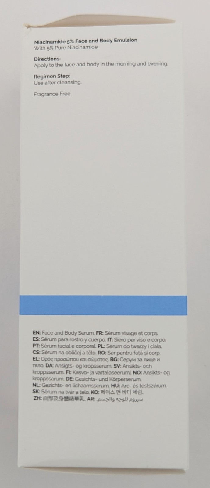 The Ordinary Niacinamide 5% Face & Body Emulsion 100ml/3.4fl.oz. Full Size
