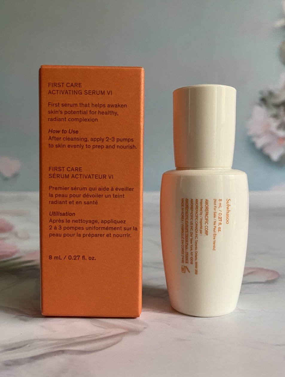 Sulwhasoo First Care Activating Serum VI, 8ml/0.27oz, NIB, Newest Version