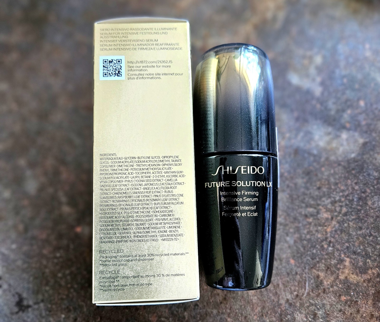 $330 MSRP Shiseido Future Solution LX Intensive Firming Brilliance Serum 1.6 oz