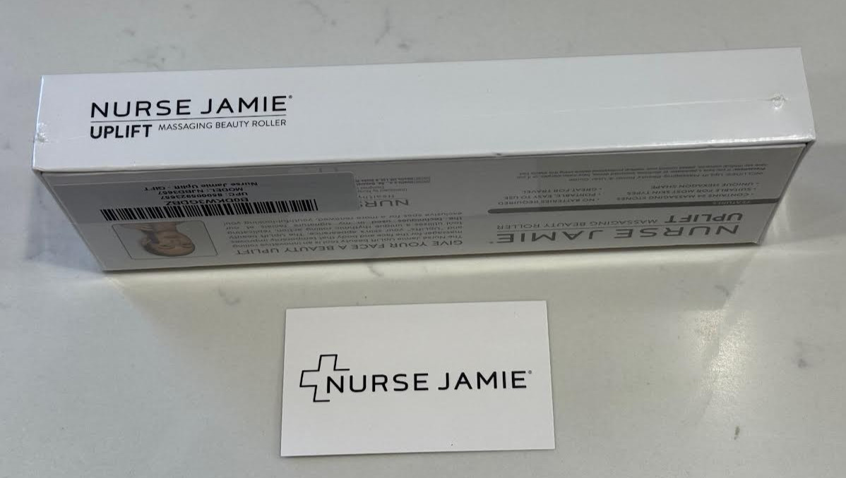 Nurse Jamie Uplift Massaging Beauty Roller Purple 24 Stone Face & Body Tool NEW
