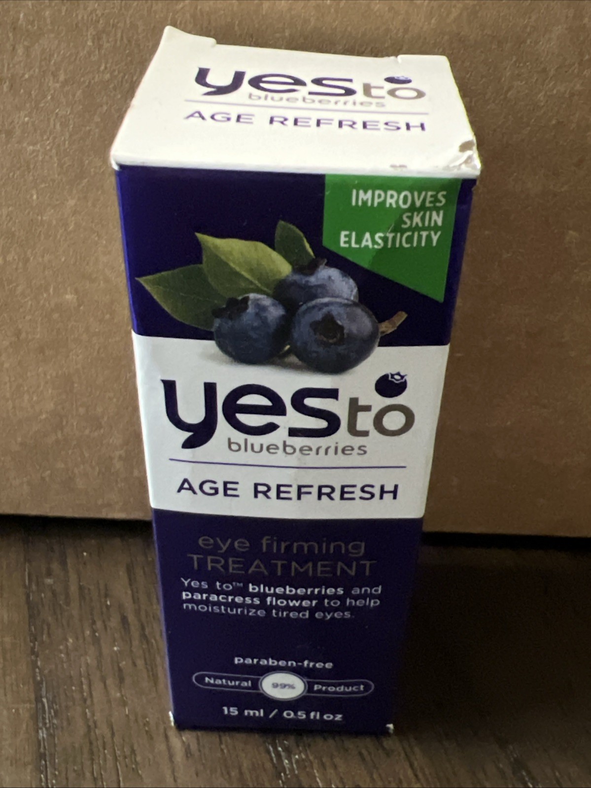 Yes To Blueberries Age Refresh Eye Firming Treatment – 15ml / 0.5 fl oz NEW