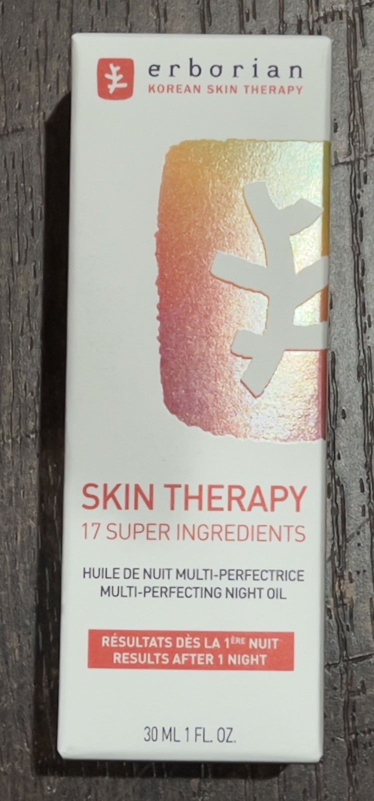 New Erborian Skin Therapy Night Oil Serum FULL SIZE 1 oz 30 mL
