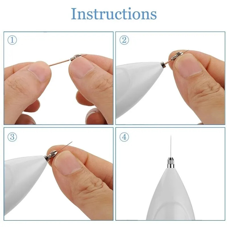 102PCS Disposable Tips Set for Freckle Spot Removal Wart Tattoo Plasma Pen US
