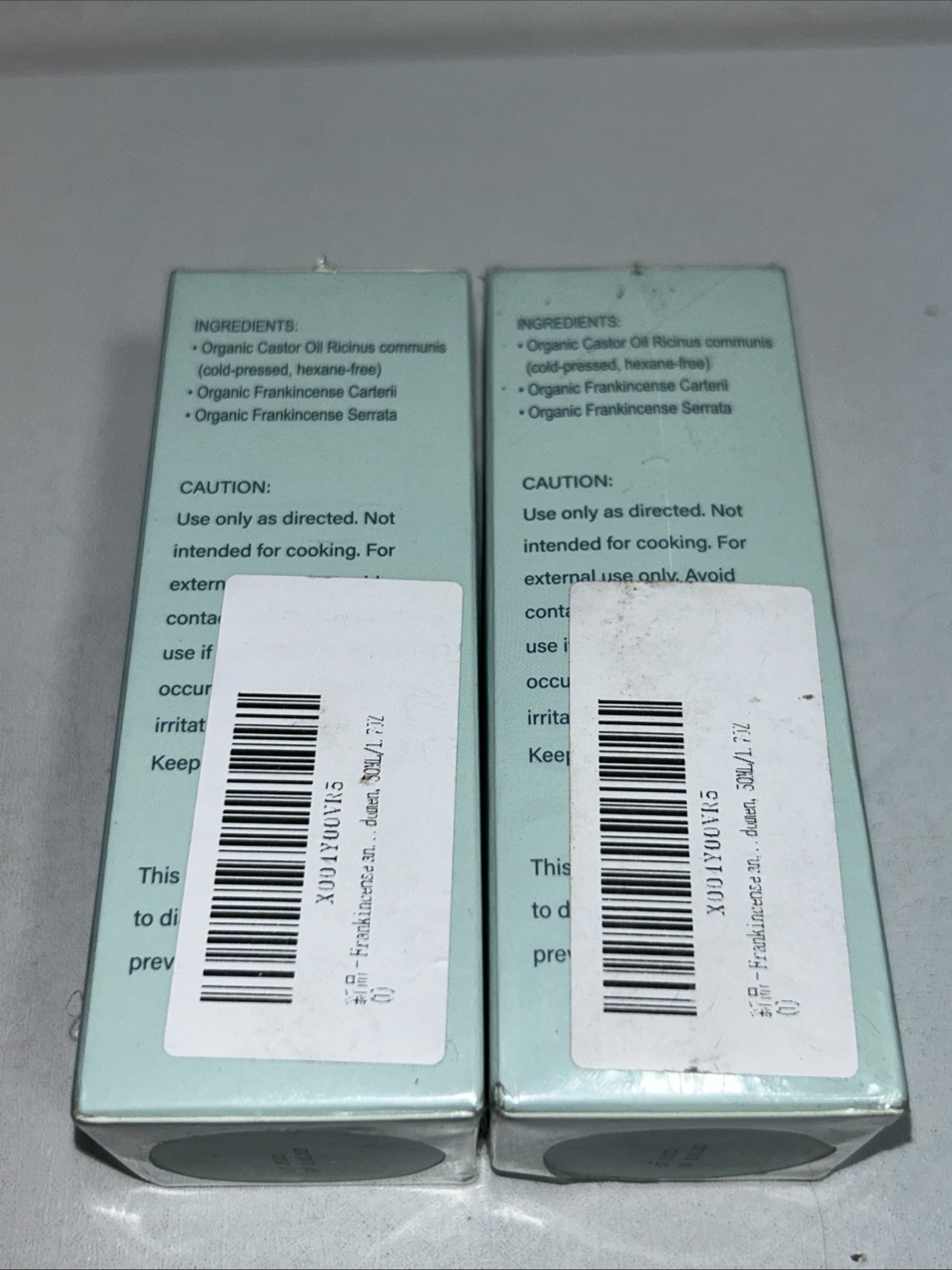 2 Sealed Frankincense & Castor Oil Skincare 1.7 Oz Each