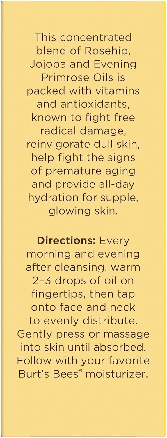 Burt’s Bees Rejuvenating Facial Oil with Rosehip Seed Extract 0.51 oz