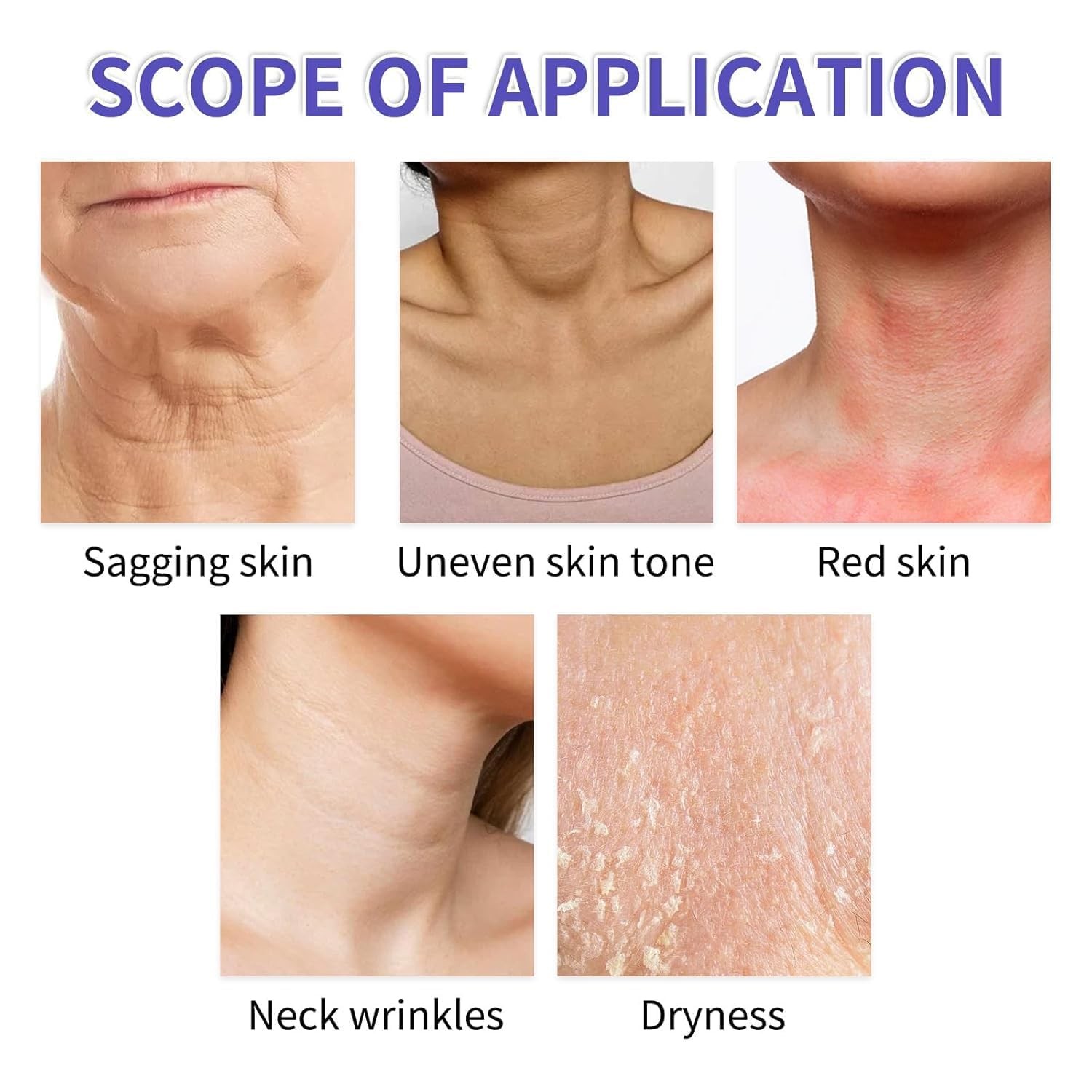 2X Neck Cream Firming&Lifting Anti-Aging Tightening Moisturizer Crepey Skin