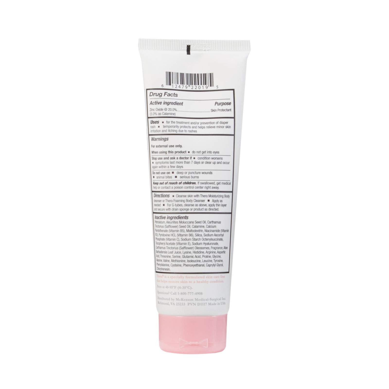 Thera Calazinc Body Shield Scented Skin Protectant Cream 4 oz. Tube 53-CZ4 1 Ct