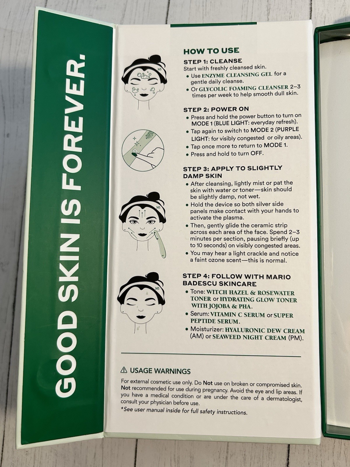 Mario Badescu Plasma Wand – Cold Atmospheric Plasma CAP Technology- New In Box