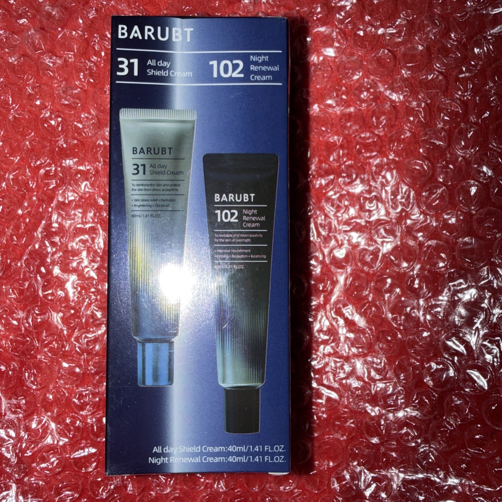 Barubt All Day Shield & Night Renewal Cream 1.41 fl.oz.
