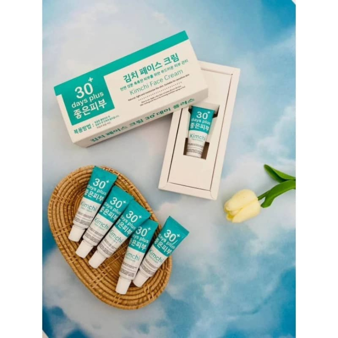 1 SET KIMCHI FACECREAM 30 DAYS PLUS + SUN SCREEN SPF50 PA+++