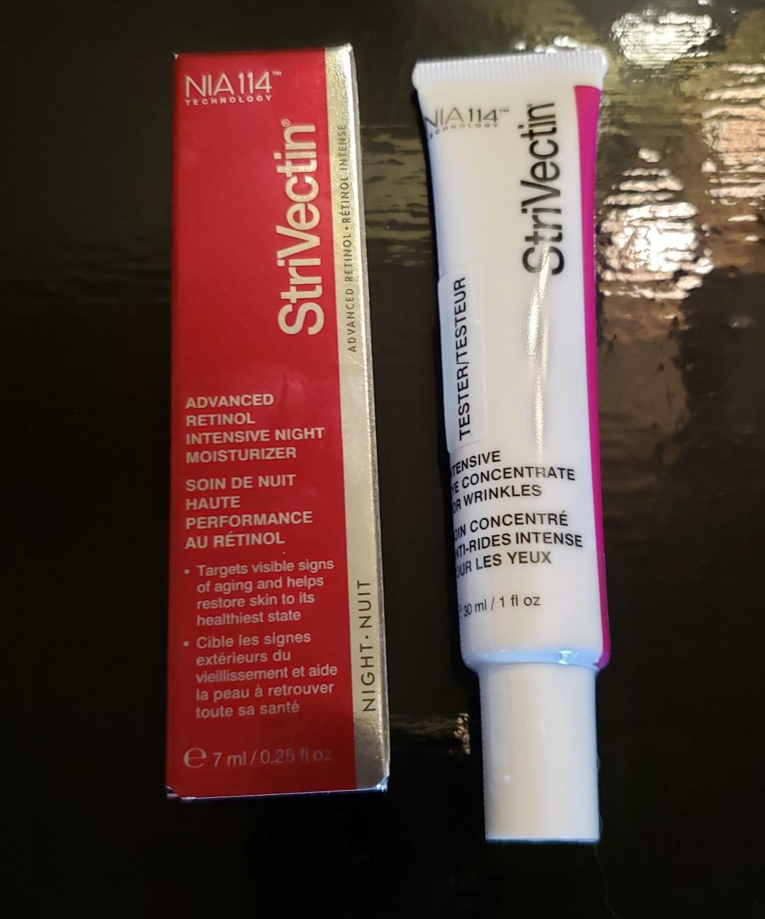 StriVectin Intensive Eye Concentrate 1oz 1.0 ADVANCED RETINOL NIGHT CREAM .25
