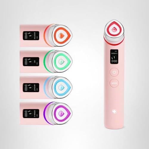 Medicube Age-R Booster Pro Pink 6-In-1 Real Glass Glow Beauty Massager Looking