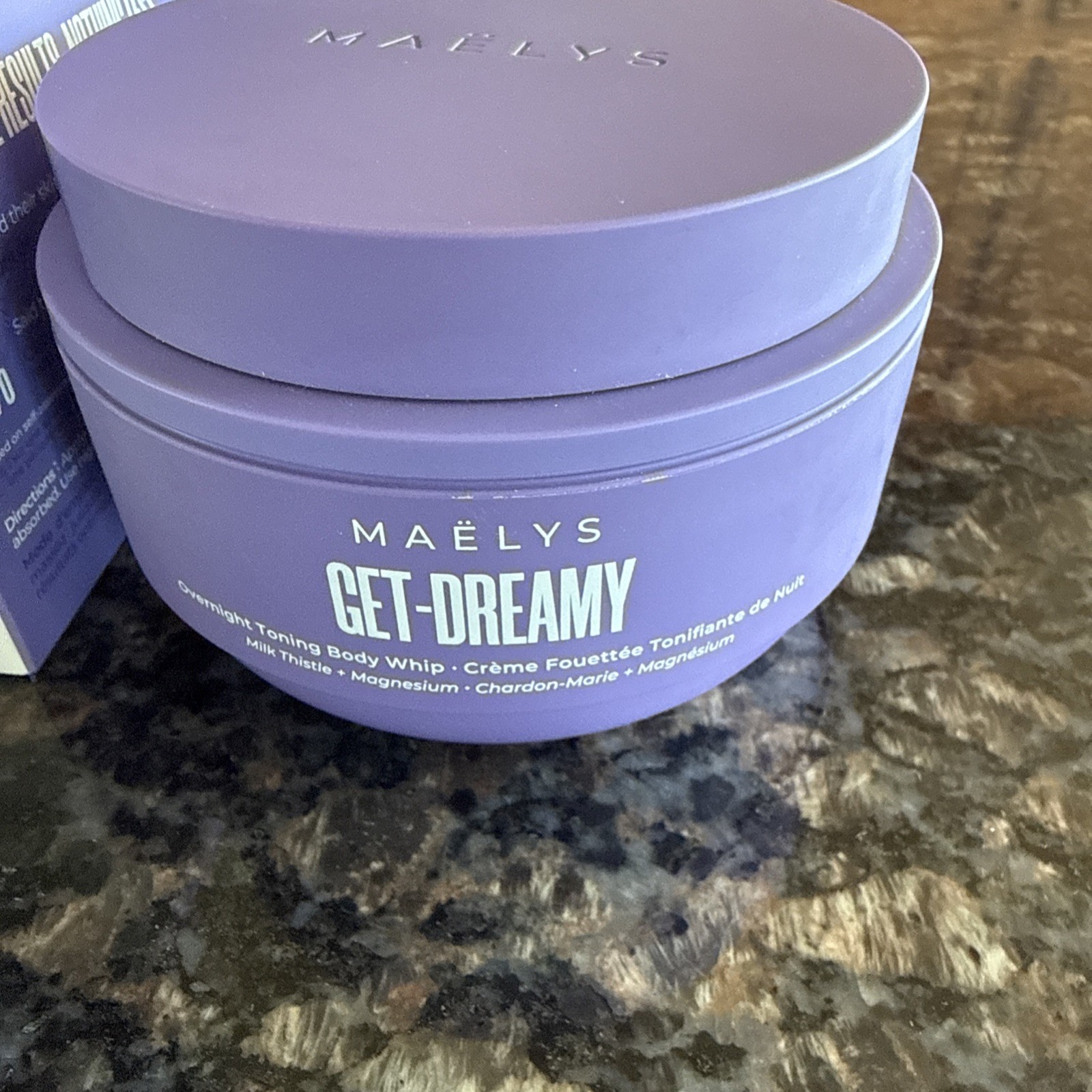 New in Box Maelys Get-Dreamy Overnight Toning Body Whip – 6.8 fl oz/200 ml