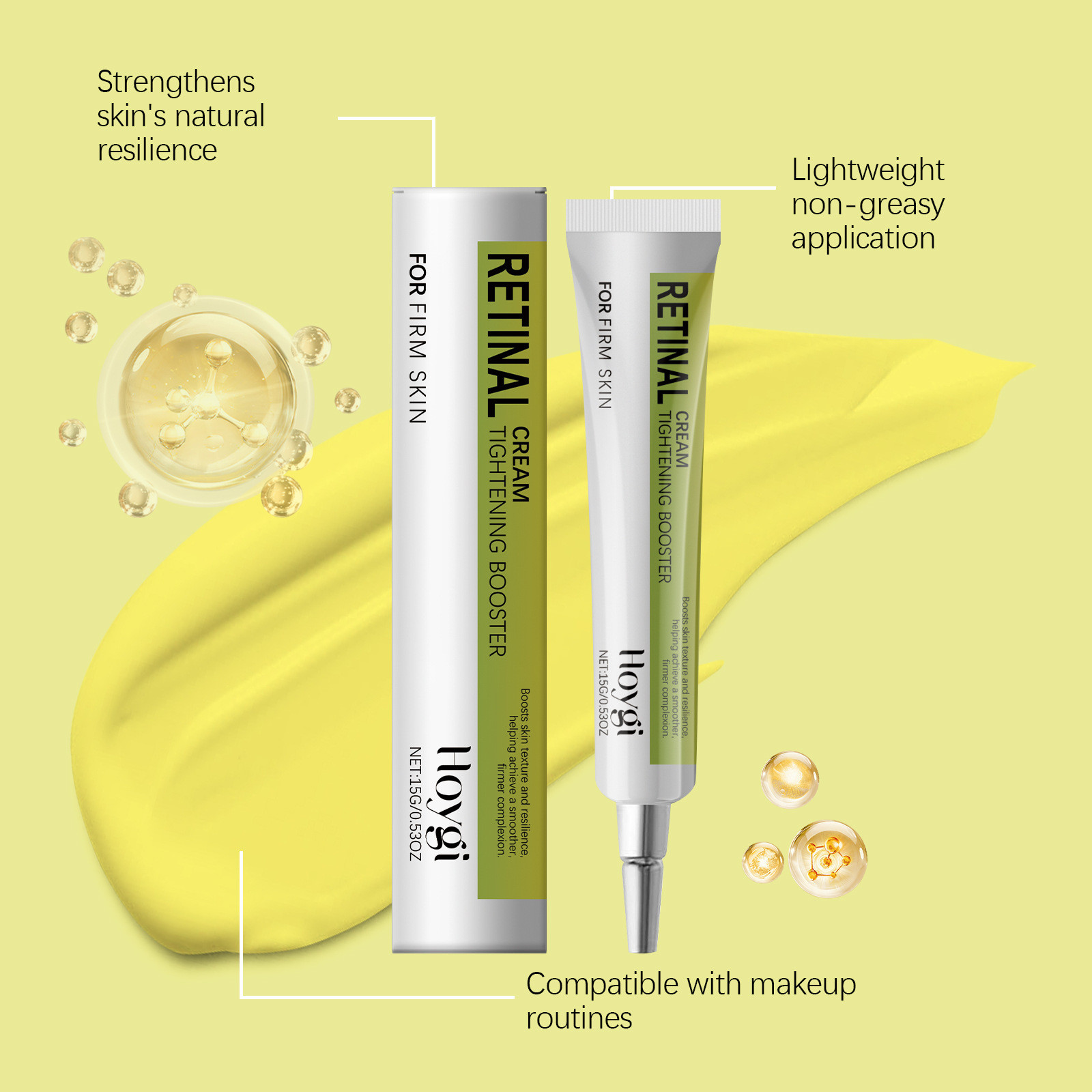 3Pcs High-Performance Retinal Shot Booster Tightening Vita-A Eye Cream Unisex US